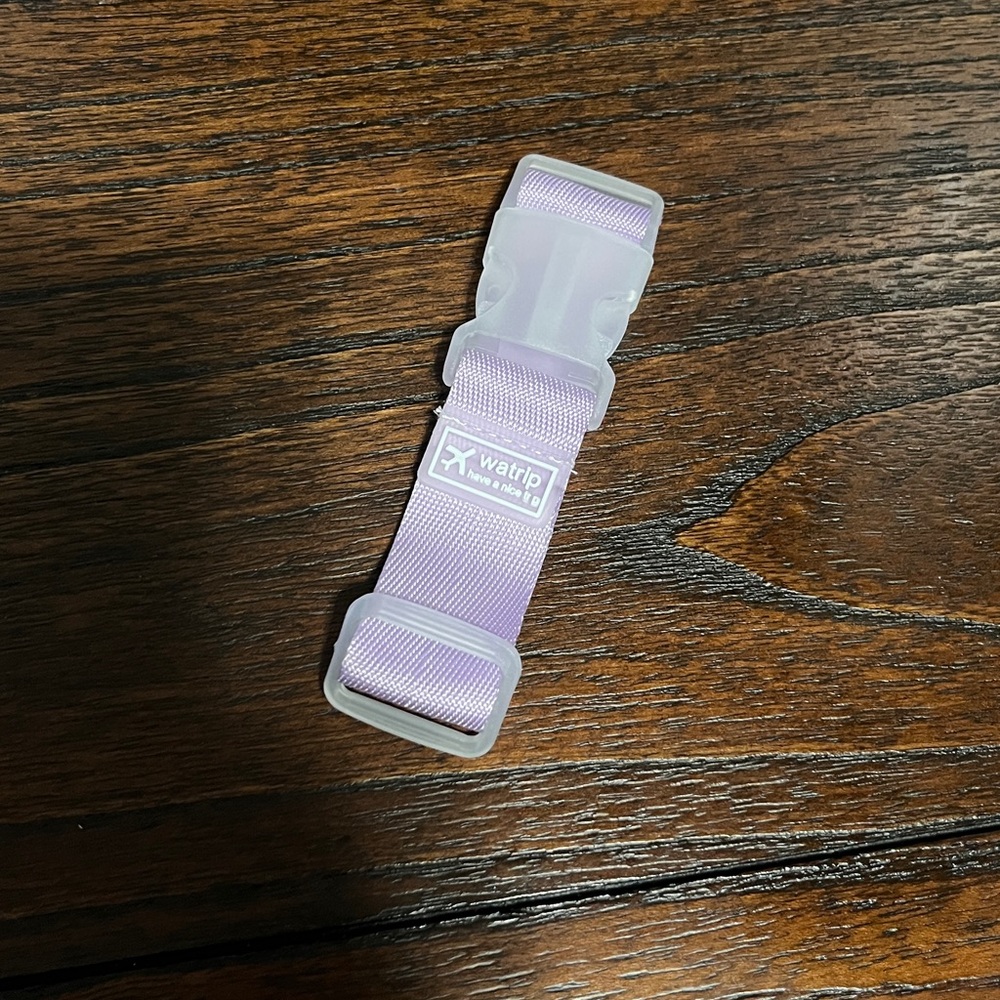 New $2 Add-On Pastel Purple Travel Bag Strap Clip Luggage Strap Handy